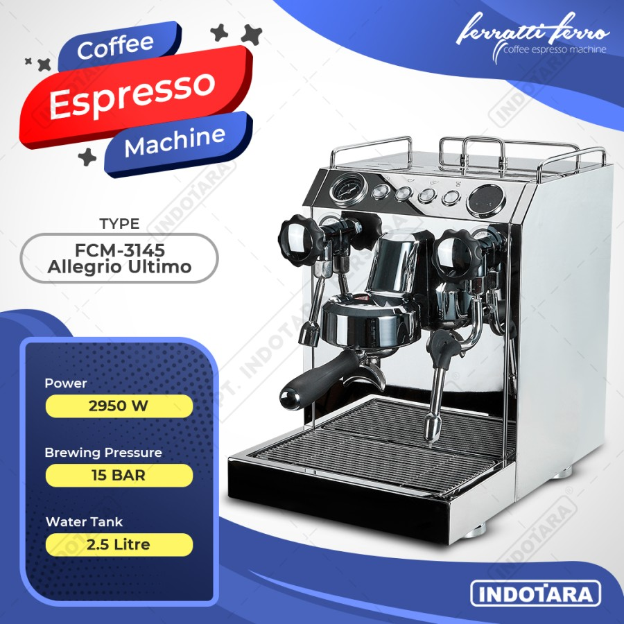Mesin Kopi Espresso Ferratti Ferro FCM-3145 Allegrio Ultimo