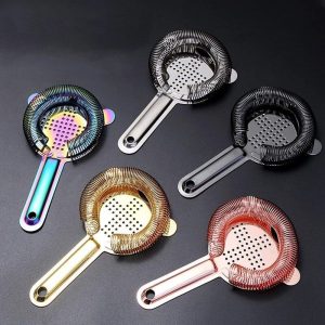Saringan Cocktail Ice Filter Strainer Rich Colour