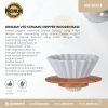 Coffee Dripper Origami Plus Holder Kayu 01