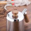Ketel Leher Angsa Stainless Gagang Kayu 350 ml