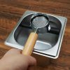 Knock Box Stainless Besar