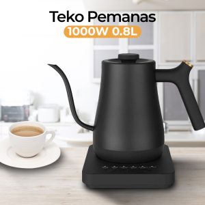 KBX Teko Listrik Kopi Pemanas Air Leher Angsa Pour Over 1000W 800ml