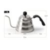 Teko Kopi Leher Angsa Gooseneck Pour Over Drip Kettle 1L