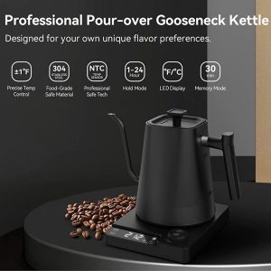Gooseneck Kettle Elektrik 1Lt KBX PRO