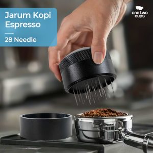 One Two Cups Jarum Kopi Espresso 28 Needle Distribution Tool 51 mm