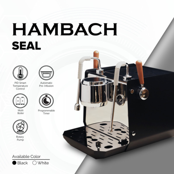Bundling Mesin Espresso Hambach Seal 1GR + Grinder Maquionos E65T + Toolkits