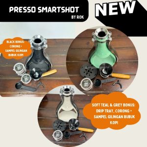 Presso SmartShot by ROK - pembuat espresso tanpa listrik