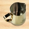 One Two Cups Gelas Milk Jug Kopi Espresso Latte Art Stainless 350ml - AA0052 - Golden