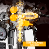 ZZUOM Mesin Kopi Espresso Coffee Maker Frothing 15 Bar 2050W - M05C - Silver