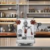 ZZUOM Mesin Kopi Espresso Coffee Maker Frothing 15 Bar 2050W - M05C - Silver