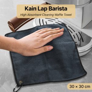 MHW-3BOMBER Kain Lap Barista Cleaning Waffle Towel High Absorbent 30x30cm