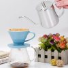 One Two Cups Teko Kopi Leher Angsa Gooseneck Pour Over Drip Kettle 350ml - A052 - Silver