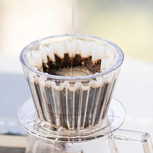 Filter Penyaring Kopi V60 Hand Brewed Coffee Dripper 1-2 Cups - B75 - Transparent
